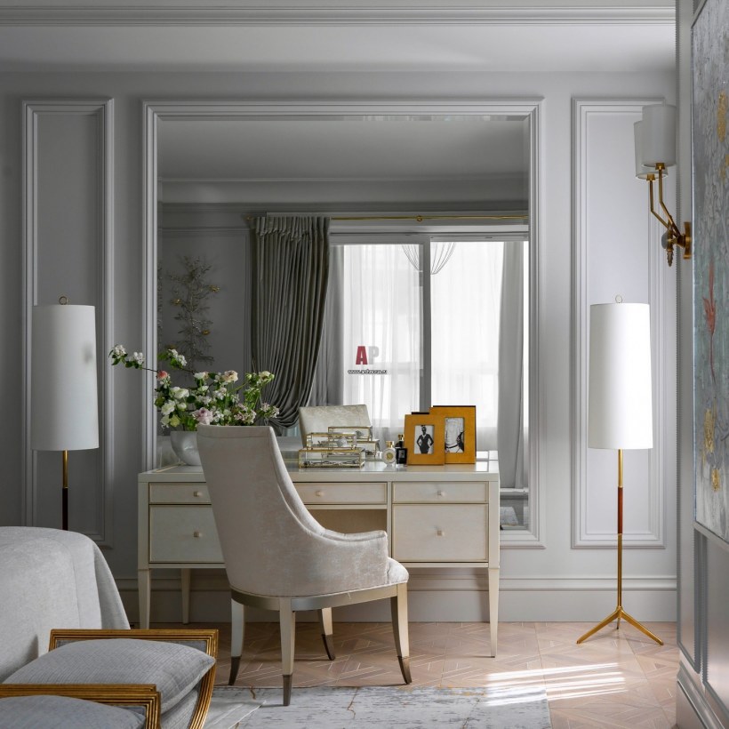 Гостиная американская Неоклассика