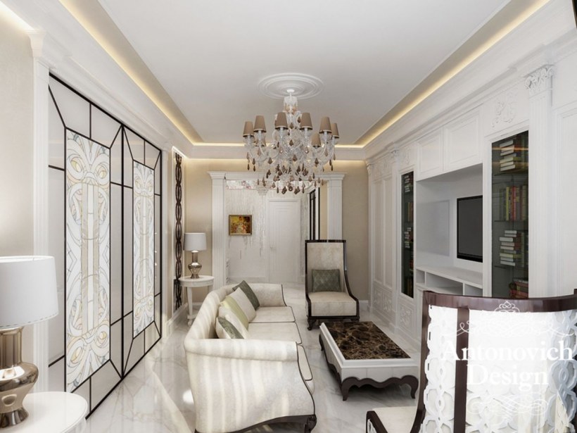 Спальня Неоклассика 20 кв м