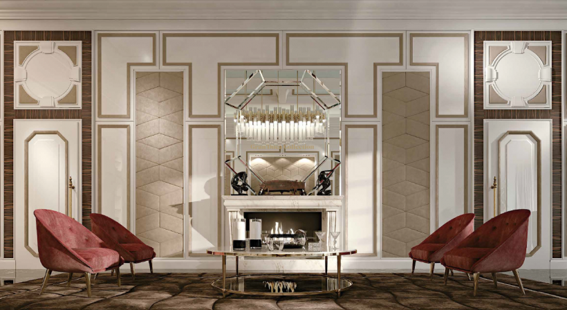 Италия Нео Неоклассика интерьер