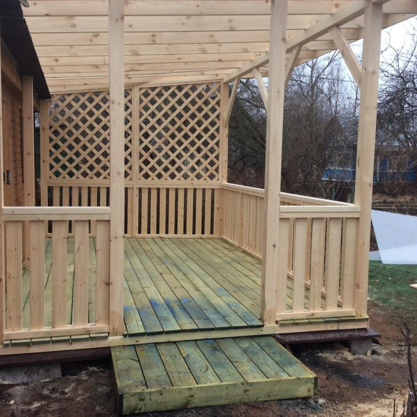 Крыльцо беседка