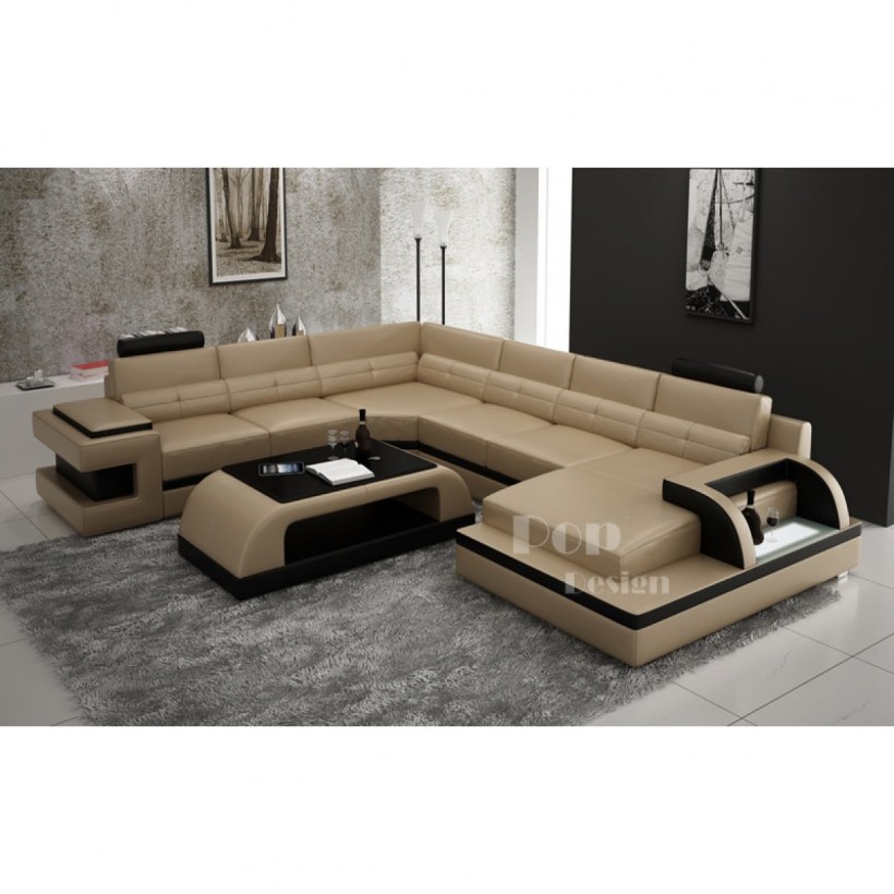 Двусторонний угловой диван