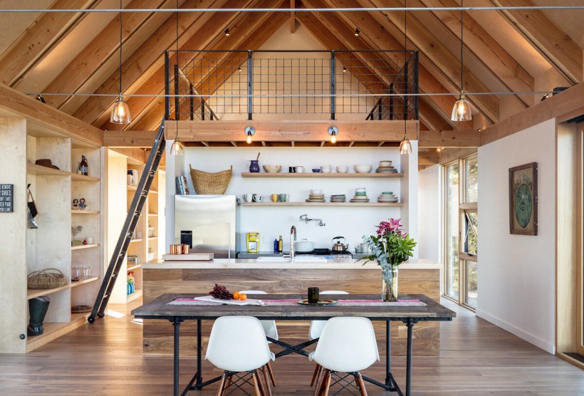 .Tiny House в стиле барнхаус