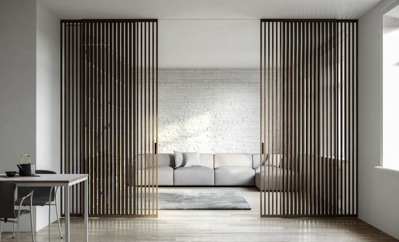 Реечные перегородки Rimadesio