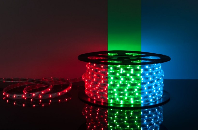 Лента 220в RGB