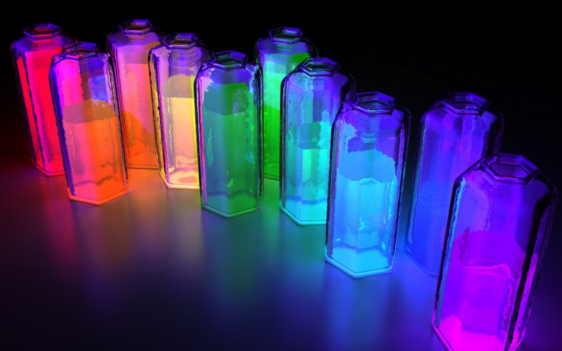 Колбы светящиеся в темноте