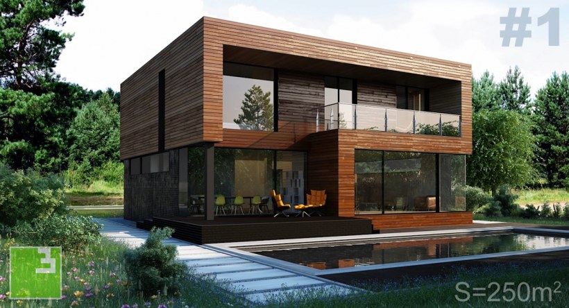 ДУБЛЬДОМ С плоской крышей