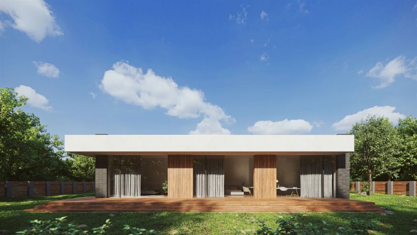 Минимализм барнхаус