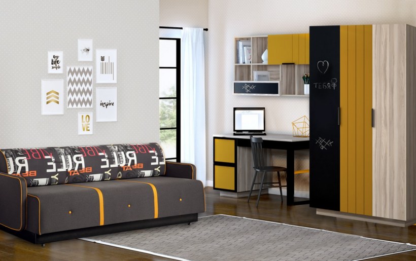 Детская граффити Яна мебель