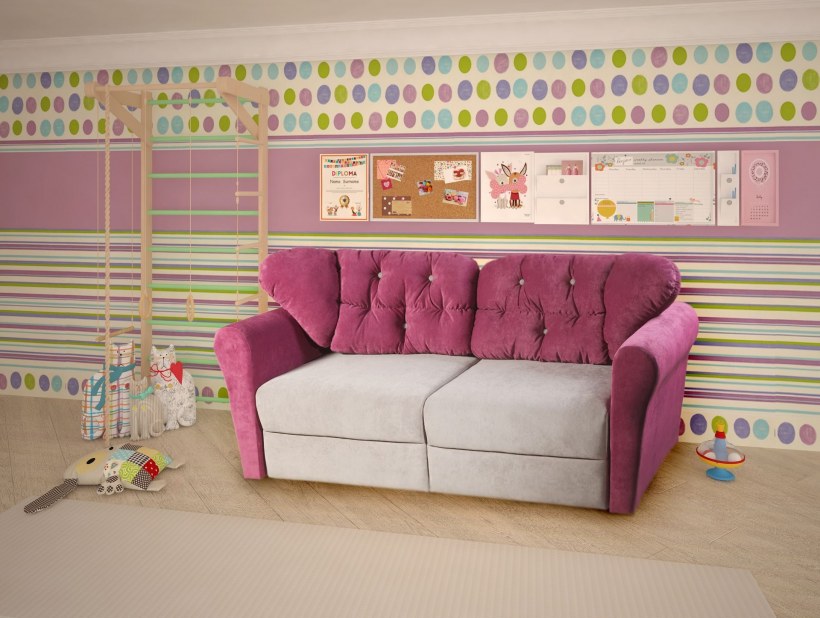 Маленький диван в детскую