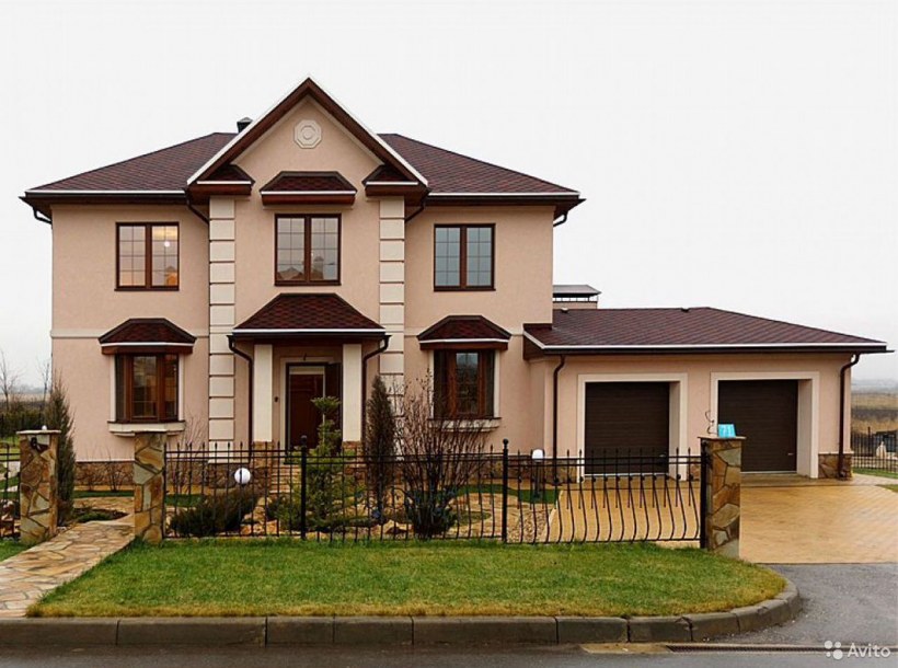 Отделка фасада камнем