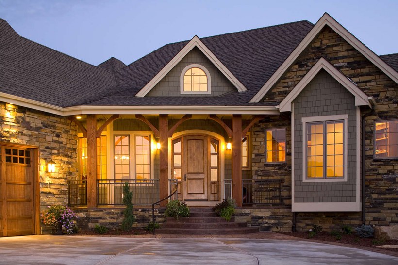 Красивая отделка фасада