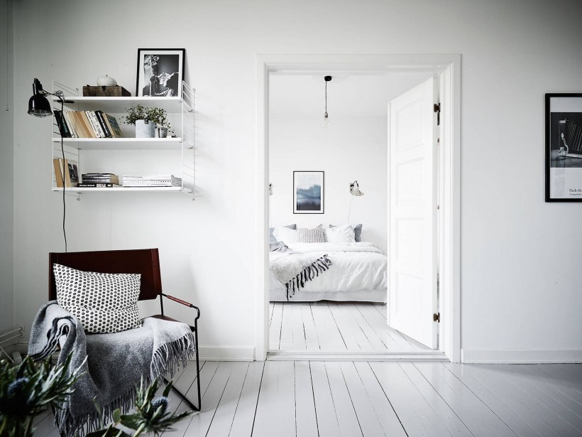 Пустая комната в скандинавском стиле