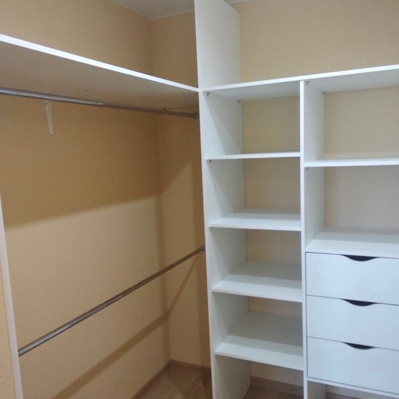 Гардеробная из кладовки