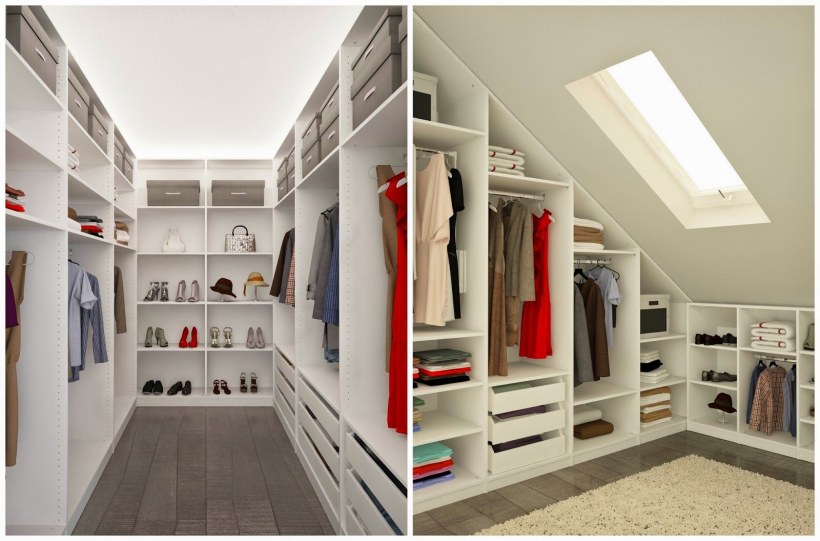 Проект гардеробной комнаты