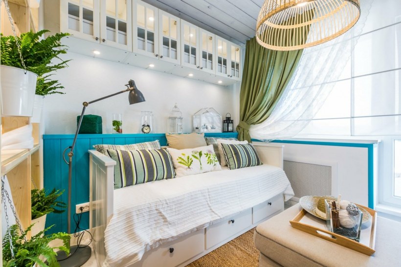 Интерьер городской квартиры в пляжном стиле