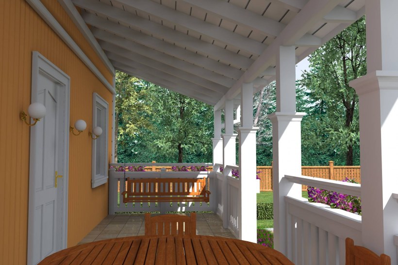 Декор для дачной веранды