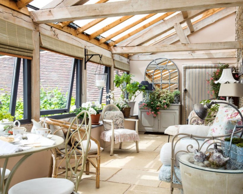 Крыльцо в частном доме стиль Прованс