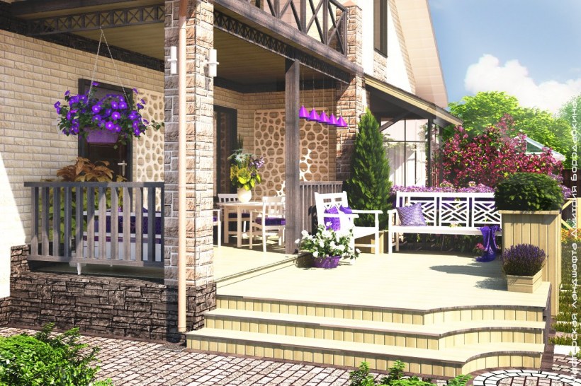 Шторы для летней веранды