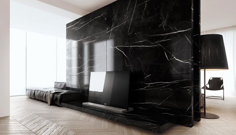 Nero Marquina Marble Interior