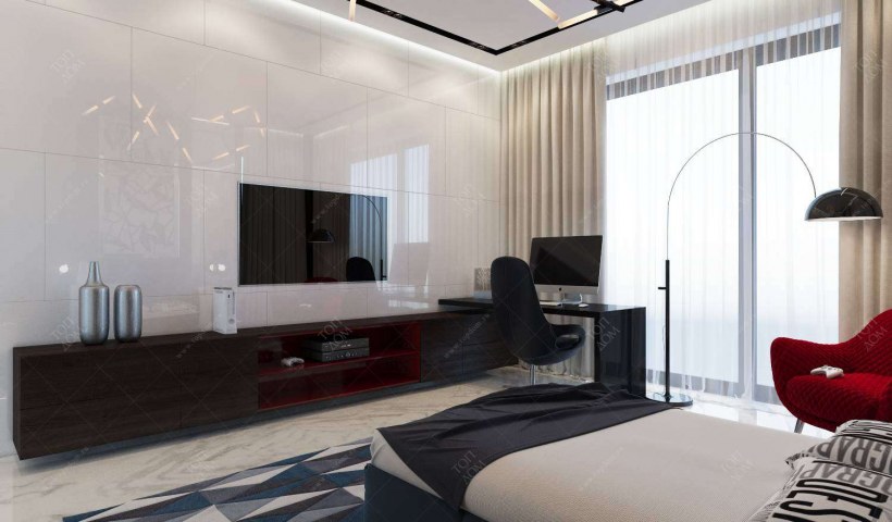 Глянцевые стеновые панели