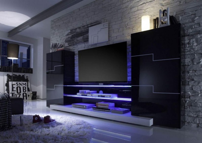 Стенка с подсветкой