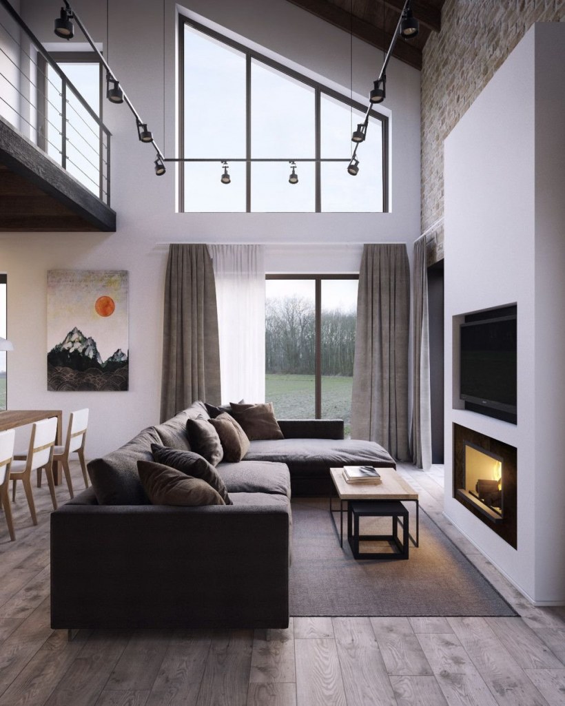 Гостиная со вторым светом