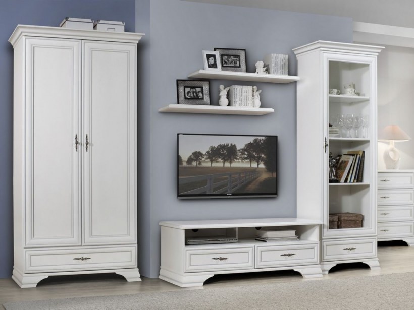 Шкаф BRW Kentaki reg1w1s белый