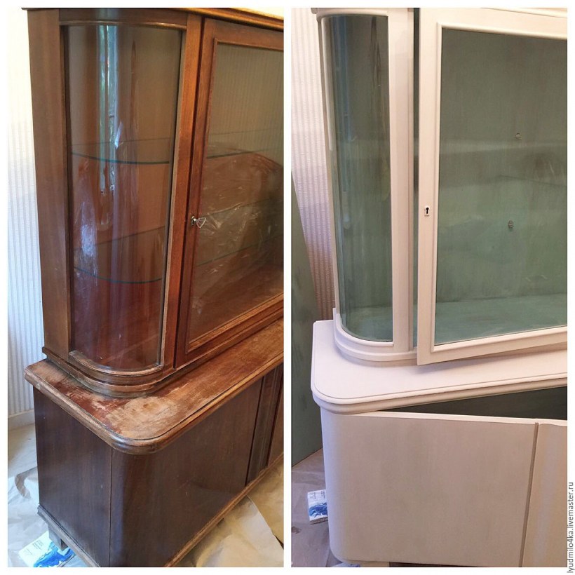 Перекраска шкаф Хельга