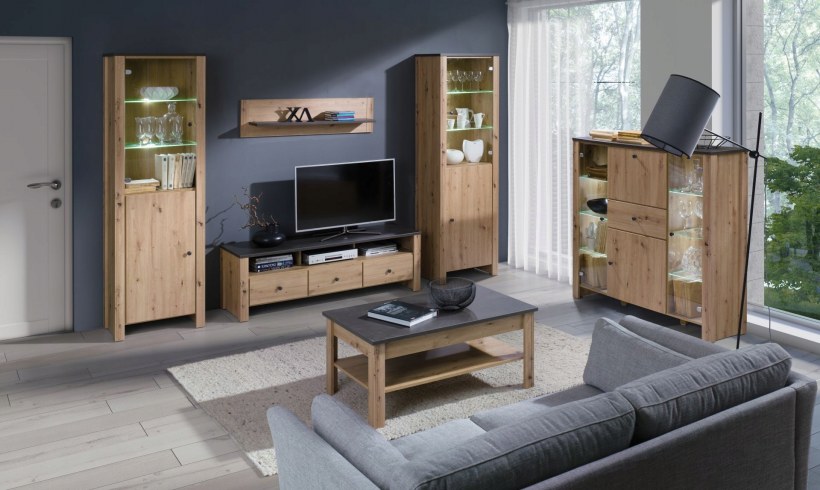 Гостиная Хельга дуб артизан