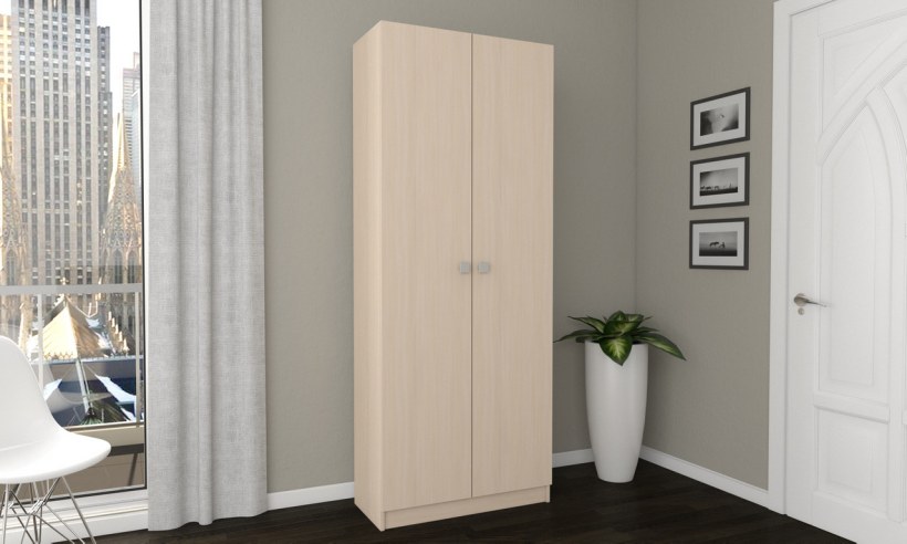 Шкаф MST Бостон 3 дуб молочный