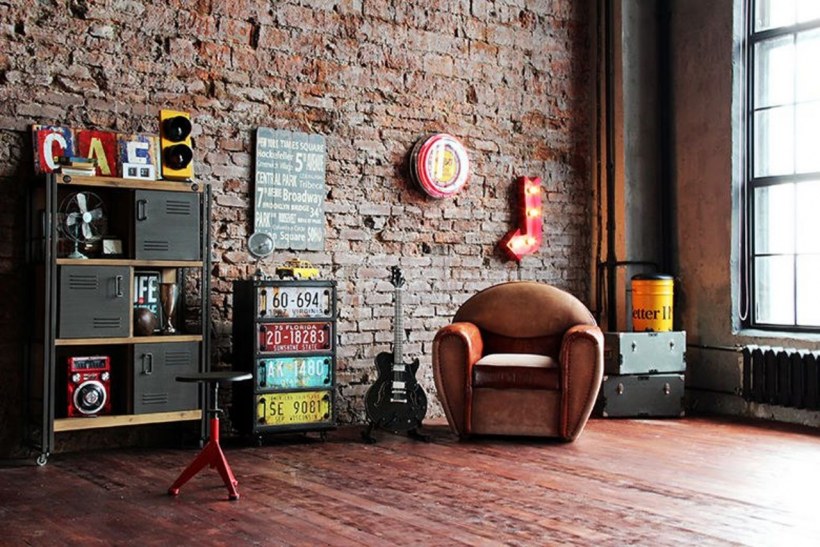 Жесткий лофт в интерьере