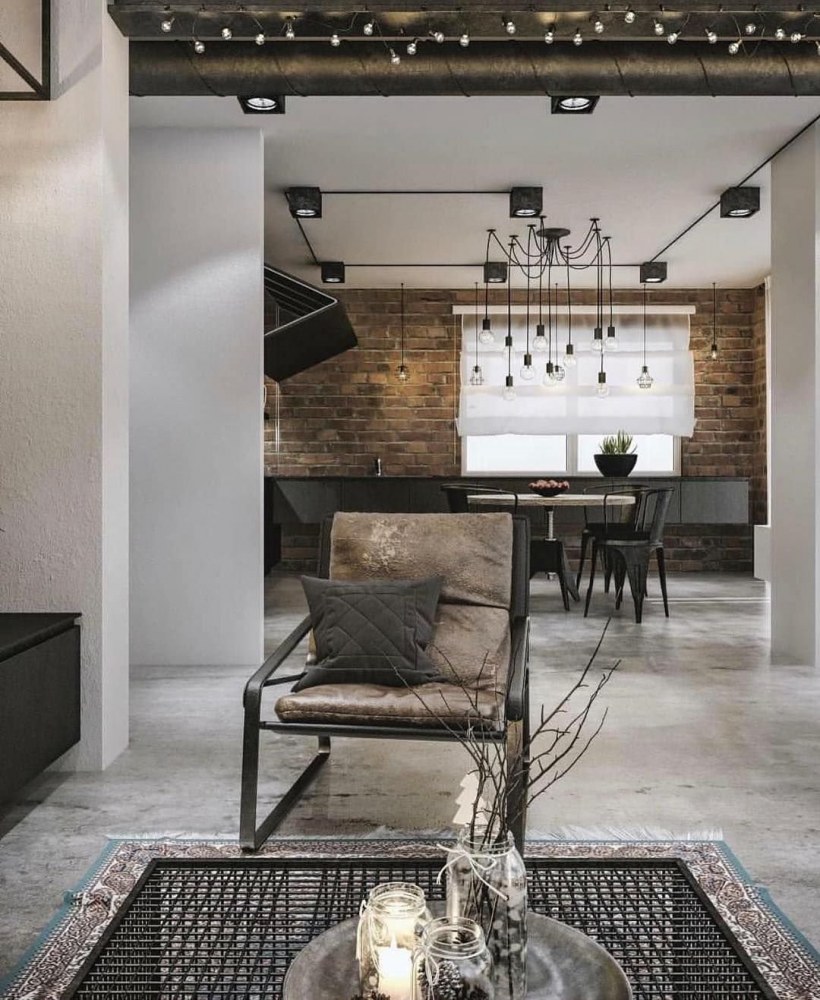 Квартира в стиле андеграунд