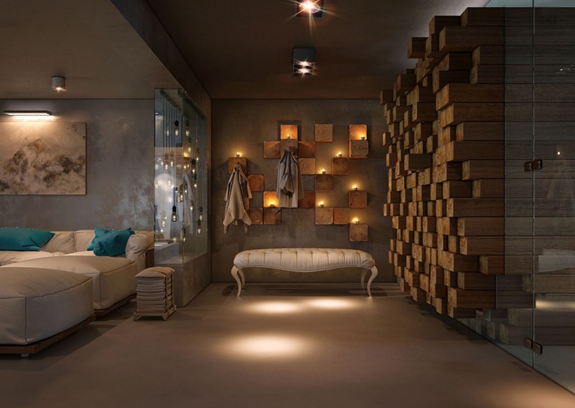 Вилла Vals в горах Швейцарии