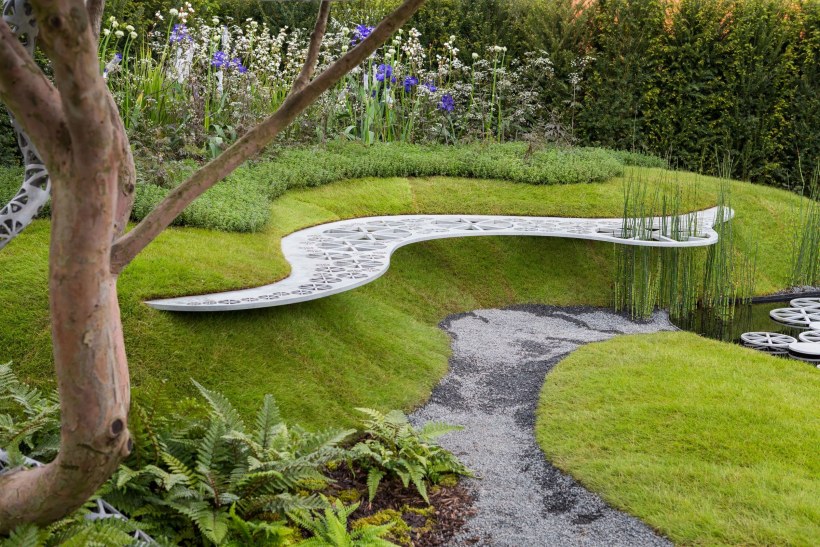 Ландшафтная архитектура геопластика Япония