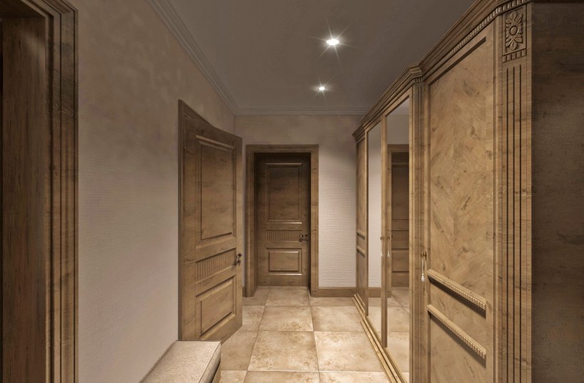 Межкомнатные двери в коридоре