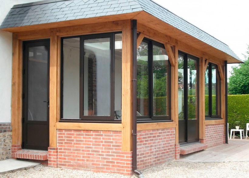 Пристройка веранды к дому