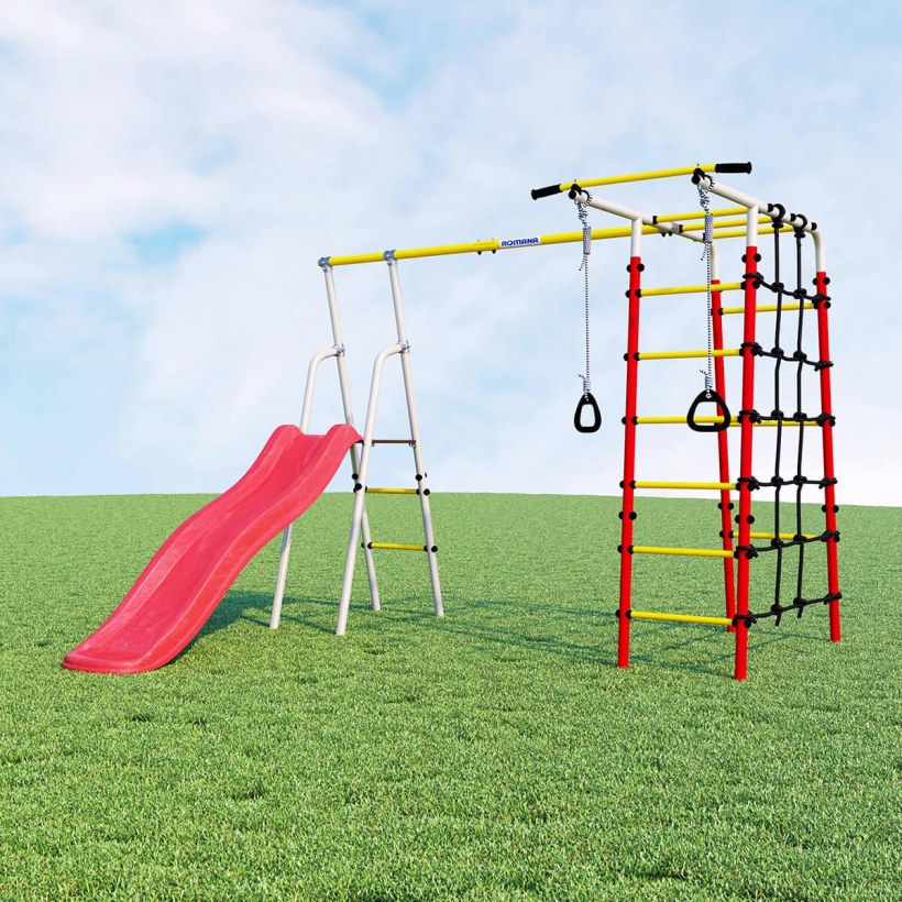 Дачный спортивный комплекс romana "богатырь", + качели гнездо (r 103.07.04)