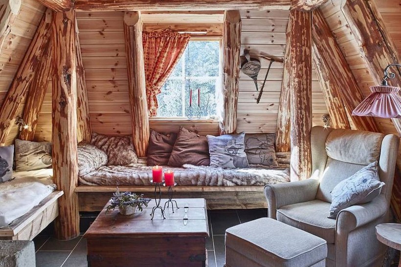 Уютный деревянный домик