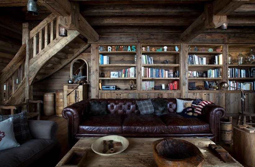 Домик в лесу интерьер