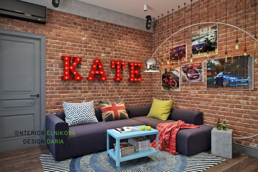 Детская для девочки в стиле лофт