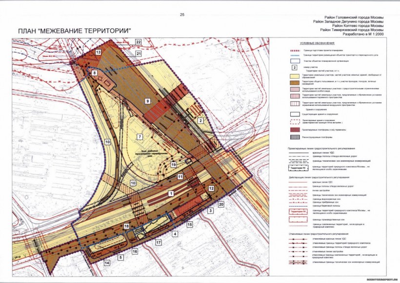 План станции Лихоборы