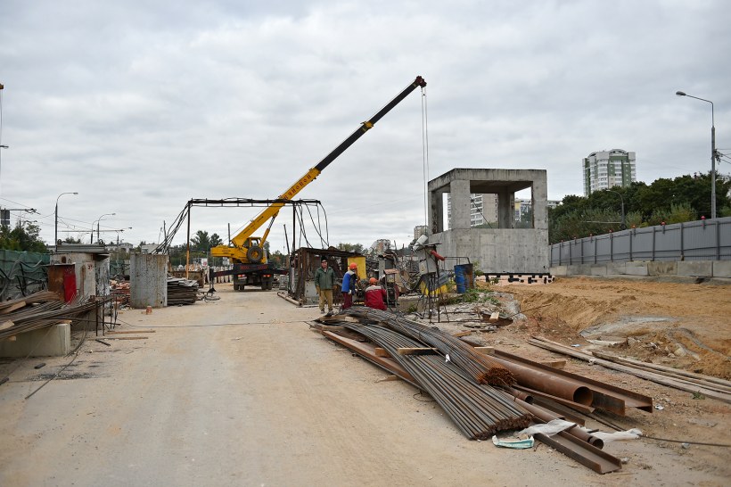 Стройка станция Лихоборы