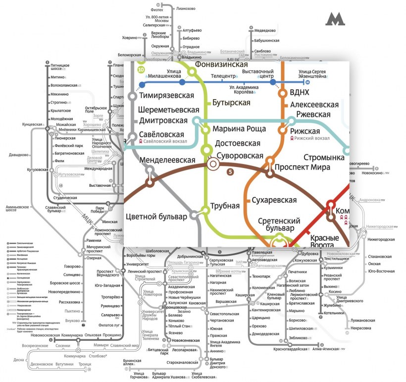 Станции «Суворовская» кольцевой линии