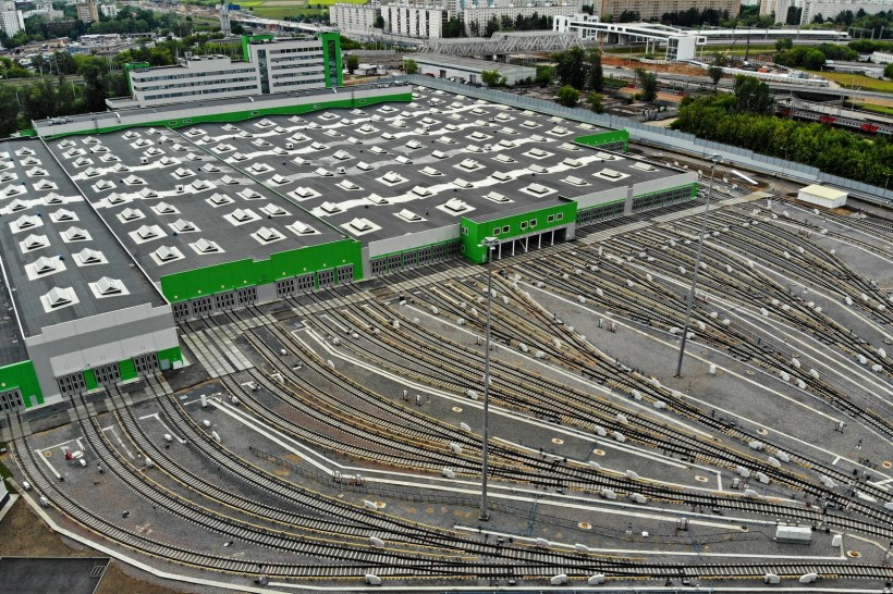 Схема путей электродепо Лихоборы