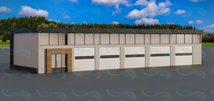 Здание автомойки