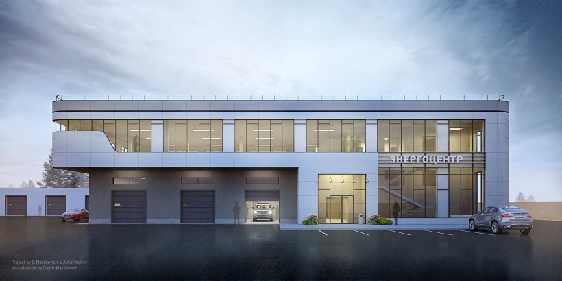 Автосалон БМВ здание