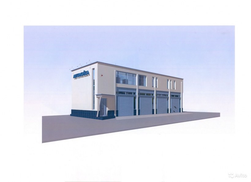 Здание СТО современные