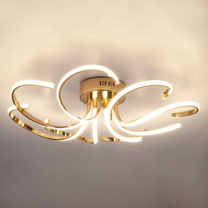 Потолочная люстра Eurosvet Ofelia 60070/8 перламутровое золото