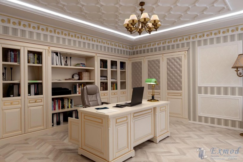 Кабинет в классическом стиле