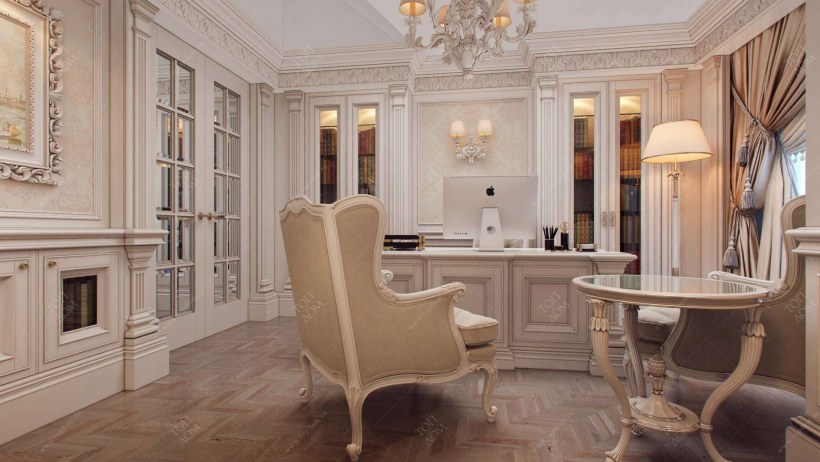 Кабинет в классическом стиле